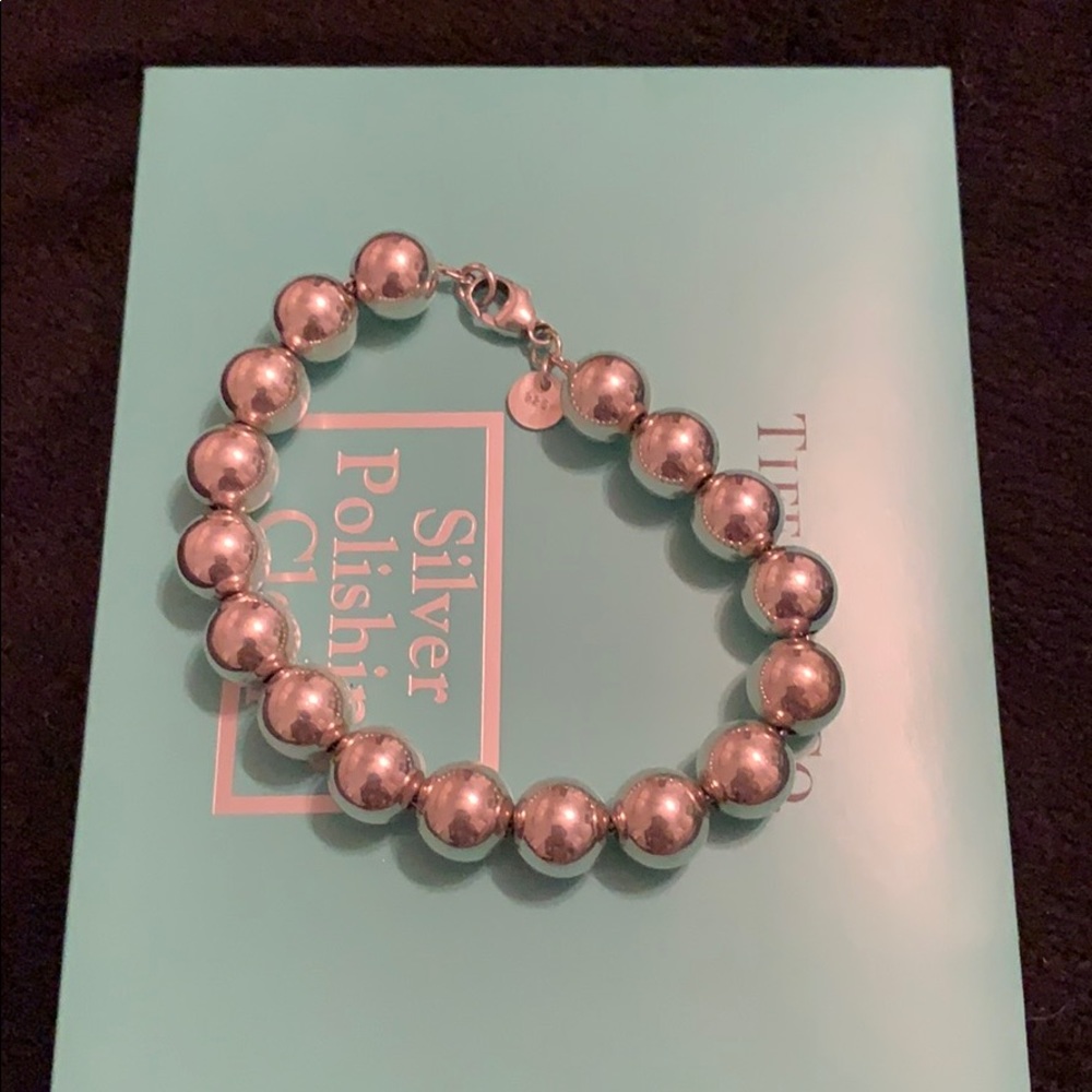 Tiffany & Co silver hardwear ball bracelet